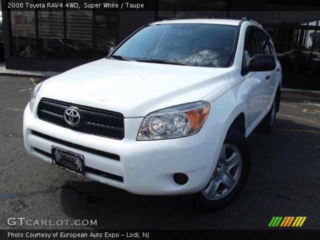 2008 Toyota RAV4 4WD in Super White