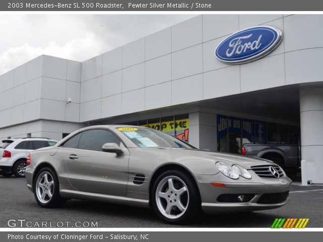 2003 Mercedes-Benz SL 500 Roadster in Pewter Silver Metallic