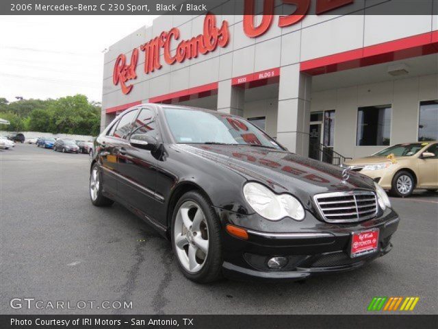 2006 Mercedes-Benz C 230 Sport in Black