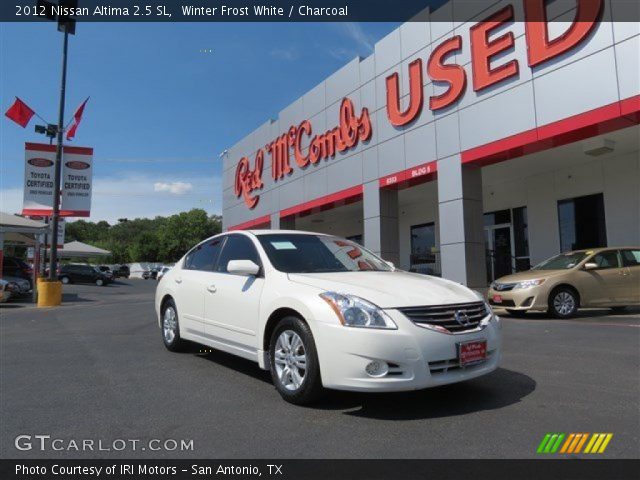 2012 Nissan Altima 2.5 SL in Winter Frost White