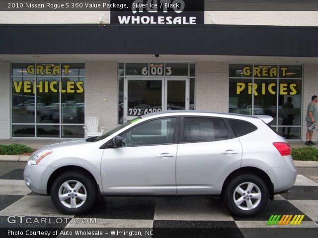 2010 Nissan Rogue S 360 Value Package in Silver Ice