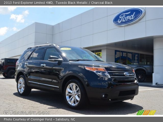 Tuxedo Black Metallic 2013 Ford Explorer Limited 4wd Charcoal Black