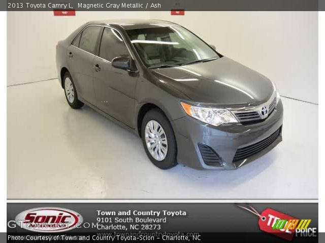 2013 Toyota Camry L in Magnetic Gray Metallic