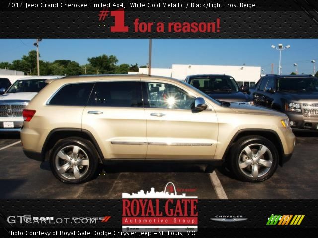 2012 Jeep Grand Cherokee Limited 4x4 in White Gold Metallic