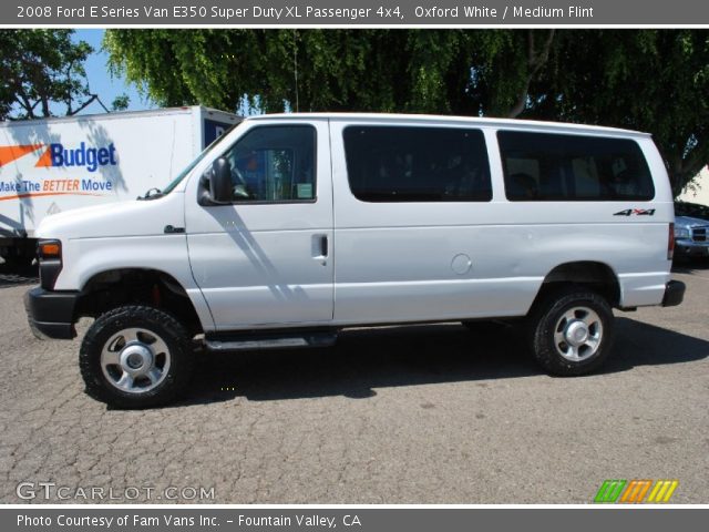 2008 Ford E Series Van E350 Super Duty XL Passenger 4x4 in Oxford White