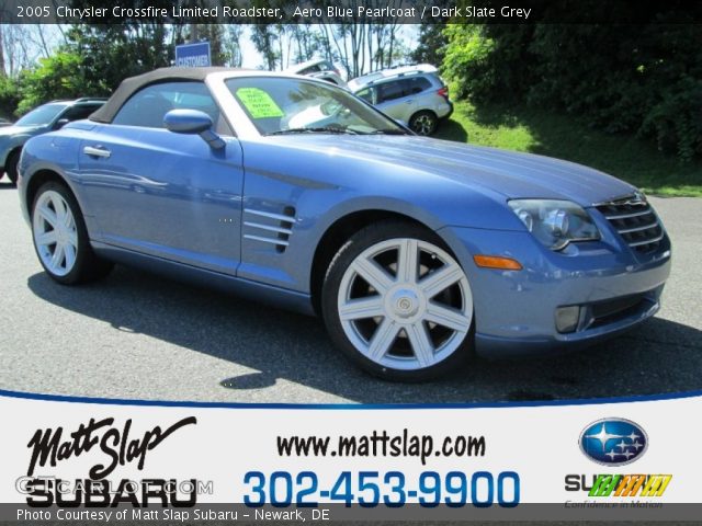 2005 Chrysler Crossfire Limited Roadster in Aero Blue Pearlcoat