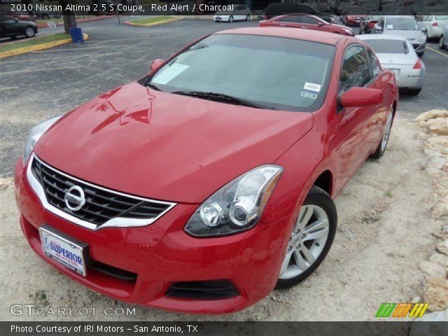 2010 Nissan Altima 2.5 S Coupe in Red Alert