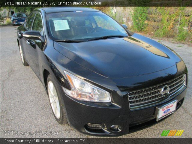 2011 Nissan Maxima 3.5 SV in Crimson Black