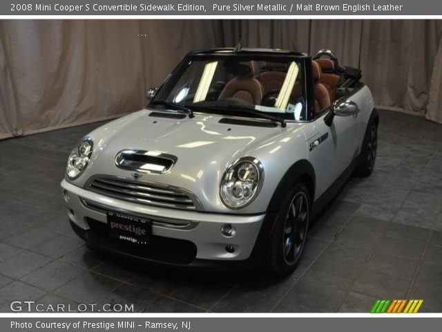 2008 Mini Cooper S Convertible Sidewalk Edition in Pure Silver Metallic