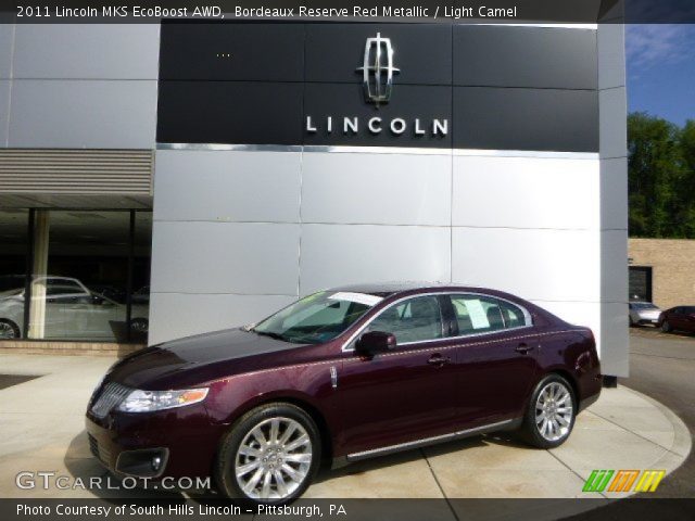2011 Lincoln MKS EcoBoost AWD in Bordeaux Reserve Red Metallic