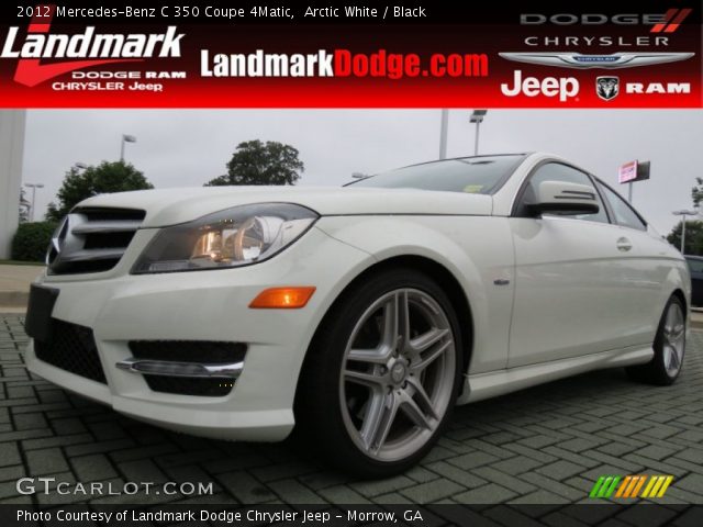 2012 Mercedes-Benz C 350 Coupe 4Matic in Arctic White