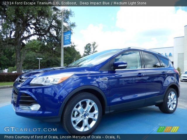 2014 Ford Escape Titanium 1.6L EcoBoost in Deep Impact Blue