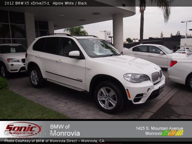 2012 BMW X5 xDrive35d in Alpine White