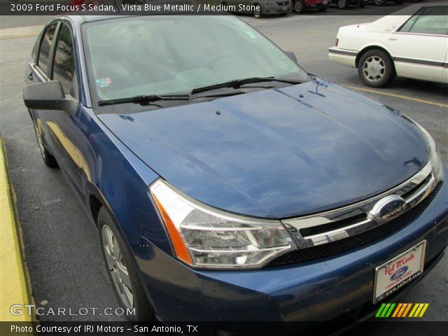 2009 Ford Focus S Sedan in Vista Blue Metallic