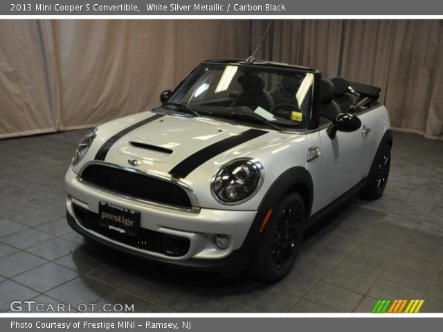 2013 Mini Cooper S Convertible in White Silver Metallic