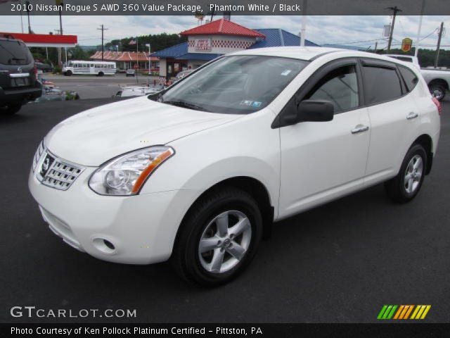 2010 Nissan Rogue S AWD 360 Value Package in Phantom White