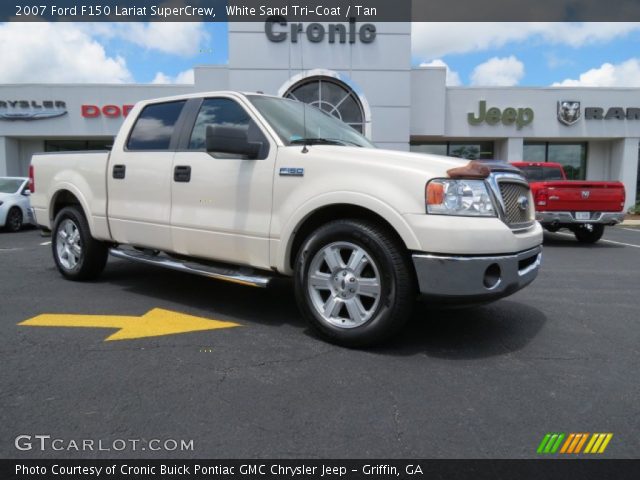 2007 Ford F150 Lariat SuperCrew in White Sand Tri-Coat