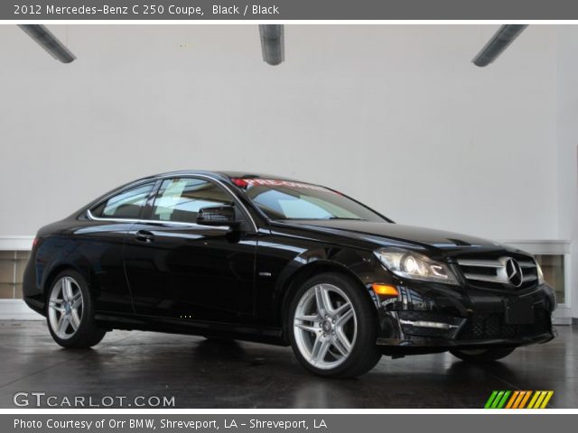 2012 Mercedes-Benz C 250 Coupe in Black
