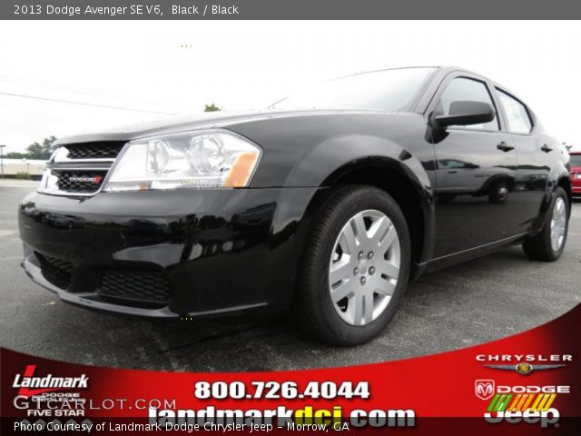 2013 Dodge Avenger SE V6 in Black
