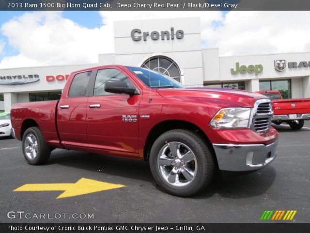 2013 Ram 1500 Big Horn Quad Cab in Deep Cherry Red Pearl