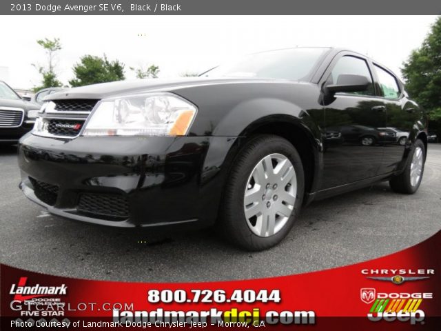 2013 Dodge Avenger SE V6 in Black