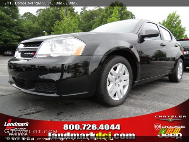 2013 Dodge Avenger SE V6 in Black