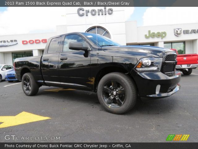 2013 Ram 1500 Black Express Quad Cab in Black