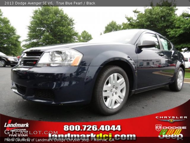 2013 Dodge Avenger SE V6 in True Blue Pearl