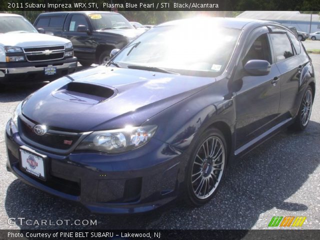 2011 Subaru Impreza WRX STi in Plasma Blue Pearl