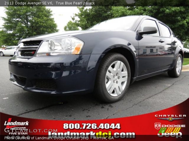 2013 Dodge Avenger SE V6 in True Blue Pearl