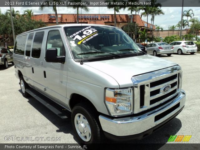 2013 Ford E Series Van E350 XLT Passenger in Ingot Silver Metallic