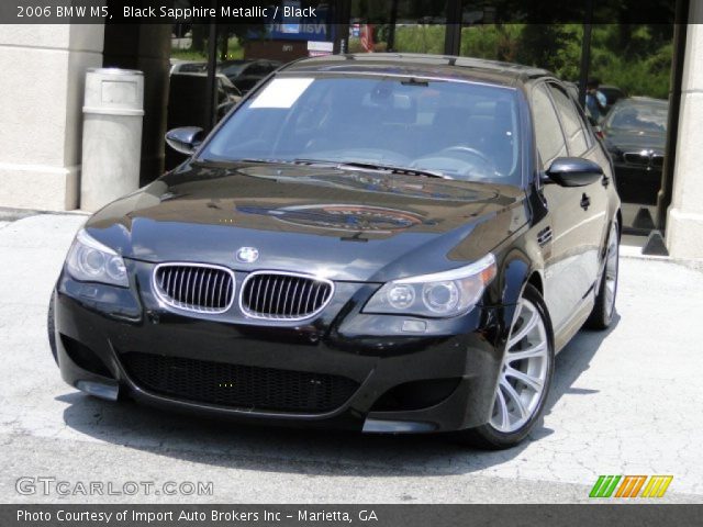2006 BMW M5  in Black Sapphire Metallic