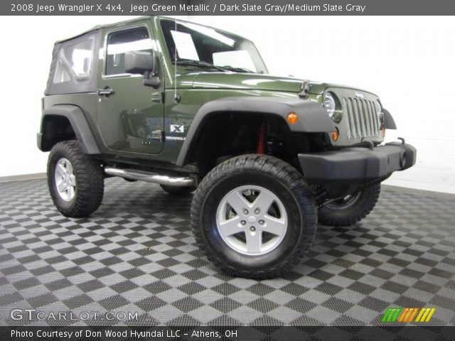 2008 Jeep Wrangler X 4x4 in Jeep Green Metallic
