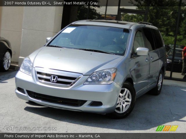 2007 Honda Odyssey EX-L in Silver Pearl Metallic