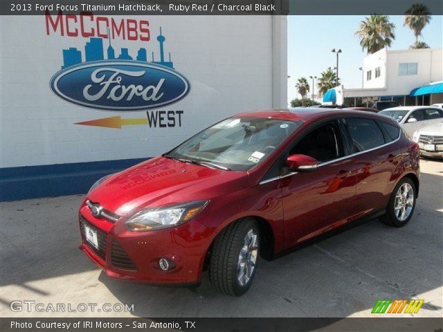 2013 Ford Focus Titanium Hatchback in Ruby Red