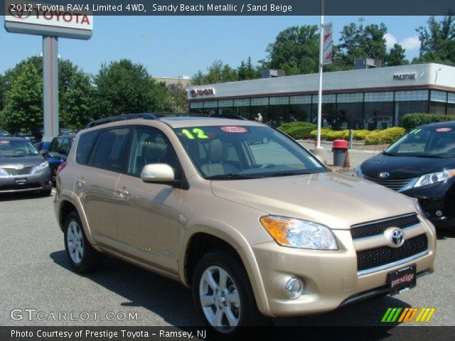 2012 Toyota RAV4 Limited 4WD in Sandy Beach Metallic