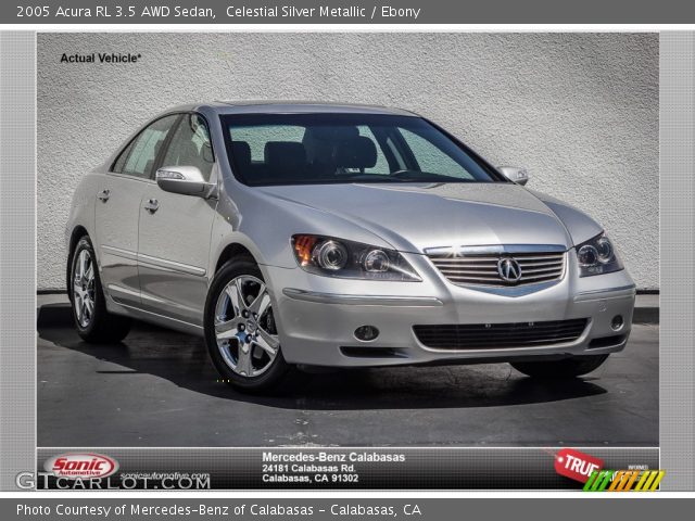 2005 Acura RL 3.5 AWD Sedan in Celestial Silver Metallic