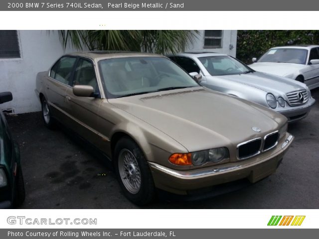 2000 BMW 7 Series 740iL Sedan in Pearl Beige Metallic