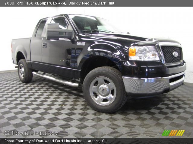 2008 Ford F150 XL SuperCab 4x4 in Black