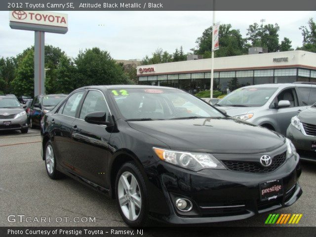 2012 Toyota Camry SE in Attitude Black Metallic