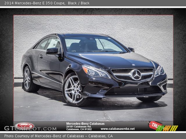 2014 Mercedes-Benz E 350 Coupe in Black