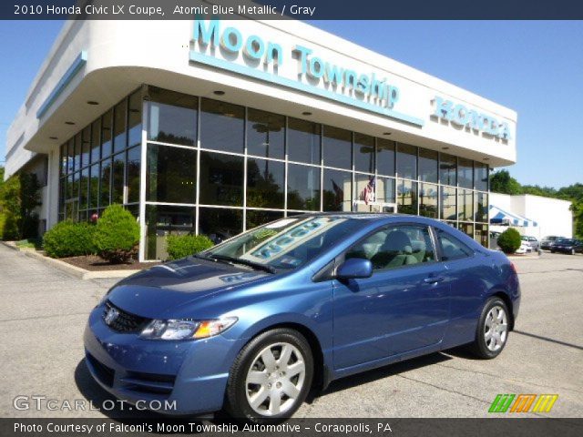 2010 Honda Civic LX Coupe in Atomic Blue Metallic