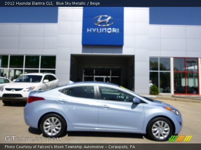 2012 Hyundai Elantra GLS in Blue Sky Metallic