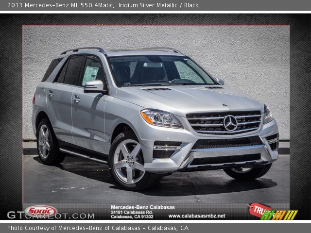 2013 Mercedes-Benz ML 550 4Matic in Iridium Silver Metallic