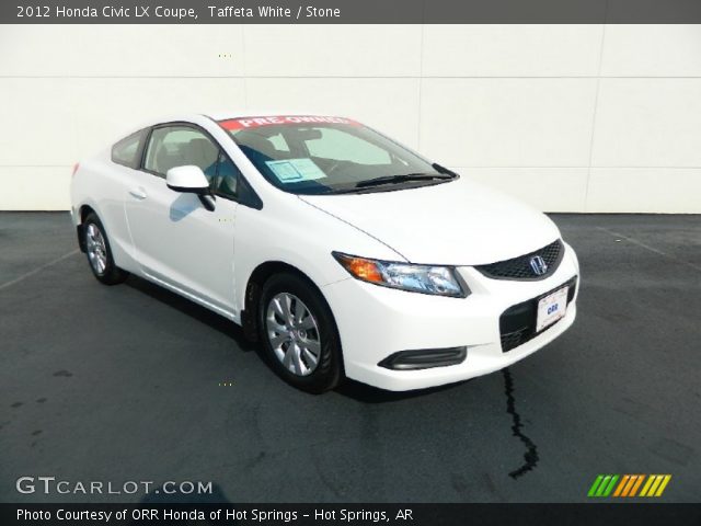 2012 Honda Civic LX Coupe in Taffeta White