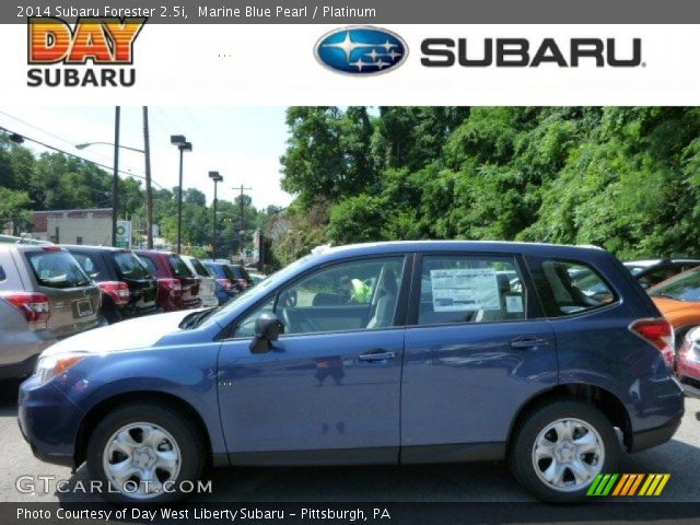 2014 Subaru Forester 2.5i in Marine Blue Pearl