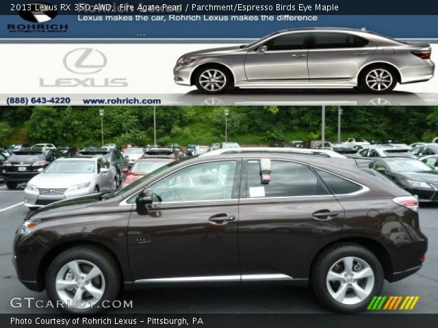 2013 Lexus RX 350 AWD in Fire Agate Pearl