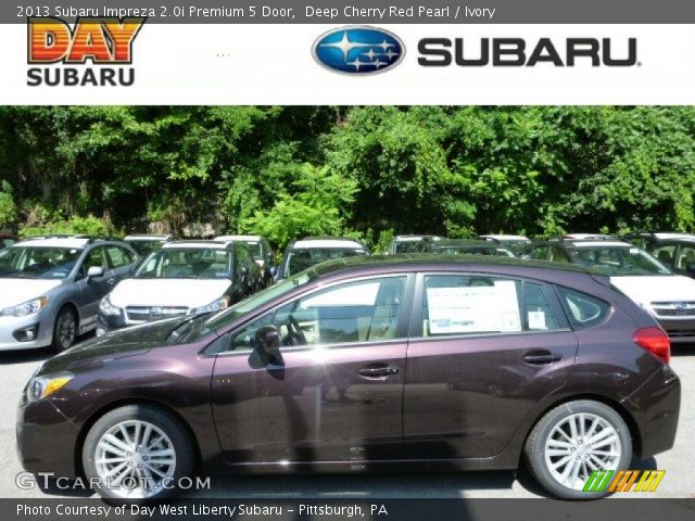 2013 Subaru Impreza 2.0i Premium 5 Door in Deep Cherry Red Pearl