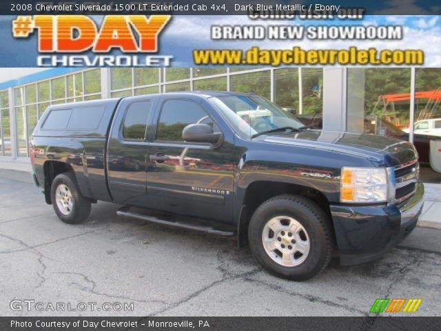 2008 Chevrolet Silverado 1500 LT Extended Cab 4x4 in Dark Blue Metallic