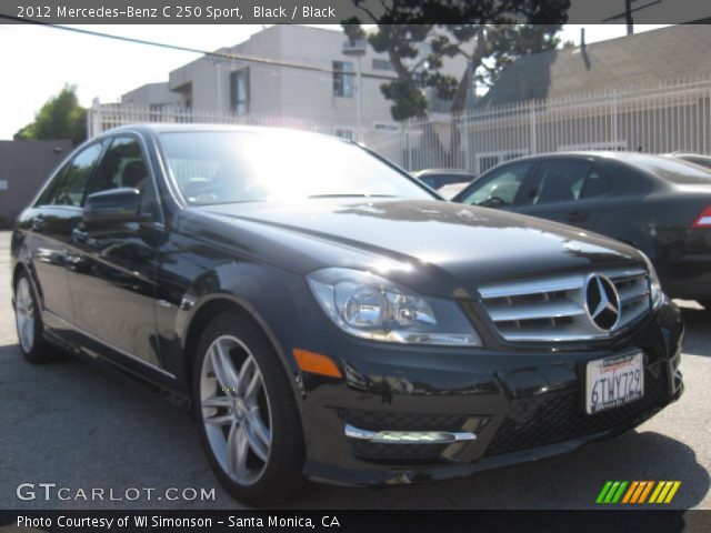 2012 Mercedes-Benz C 250 Sport in Black